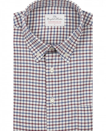 Katoenen Overhemd Button Down Regular Fit | Blauw