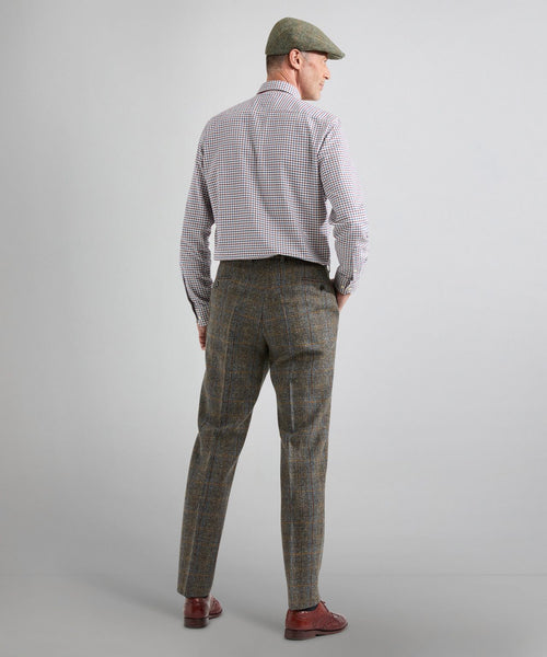 Baumwollhemd mit Knopfleiste, normale Passform | Blau