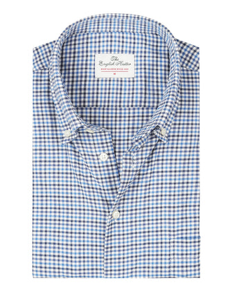 Katoenen Overhemd Button Down Regular Fit | Blauw