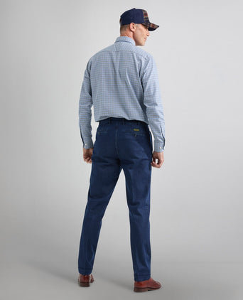 Katoenen Overhemd Button Down Regular Fit | Blauw