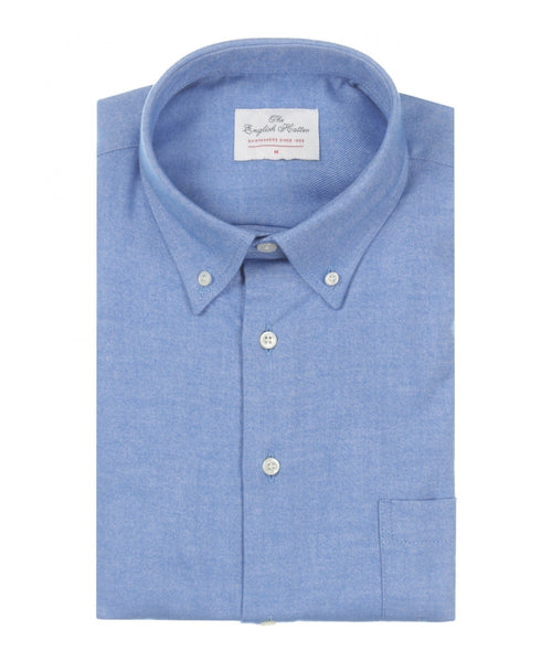 Katoenen Overhemd Button Down Regular Fit | Blauw