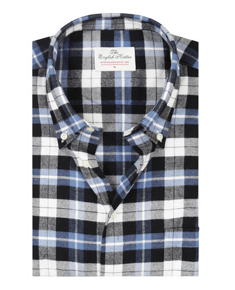 Katoenen Overhemd Button Down Regular Fit | Blauw