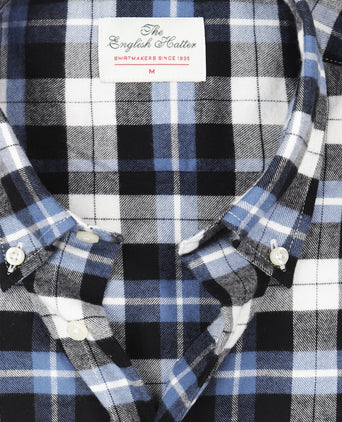 Katoenen Overhemd Button Down Regular Fit | Blauw