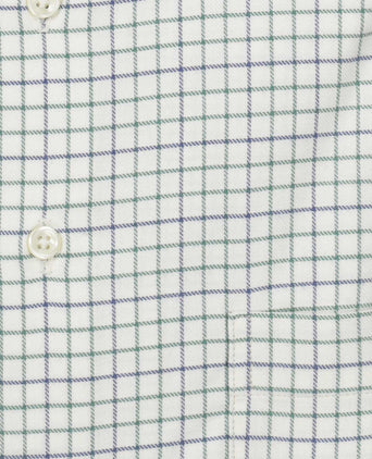 Baumwollhemd mit Knopfleiste, normale Passform | Braun