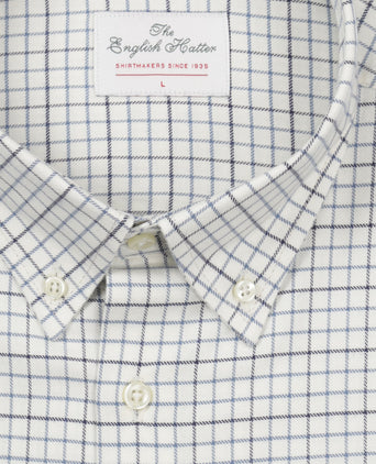 Katoenen Overhemd Button Down Regular Fit | Bruin