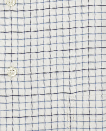 Baumwollhemd mit Knopfleiste, normale Passform | Braun