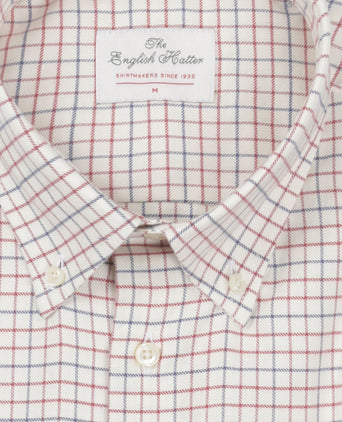 Katoenen Overhemd Button Down Regular Fit | Bruin