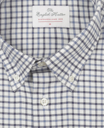 Katoenen Overhemd Button Down Regular Fit | Bruin