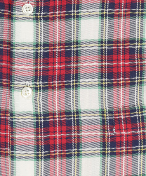 Katoenen Overhemd Button Down Regular Fit | Rood