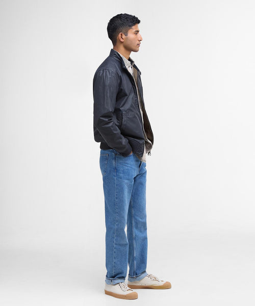 Wax jacket Lightweight Royston | Navy Blauw