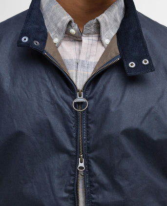 Wax jacket Lightweight Royston | Navy Blauw