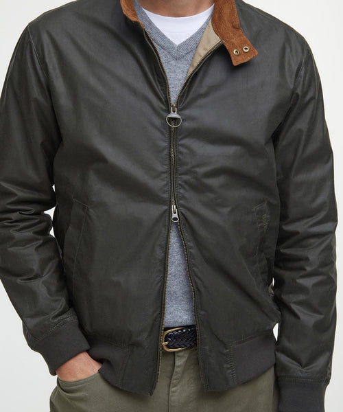 Wachsjacke Lightweight Royston | Archiv Oliv