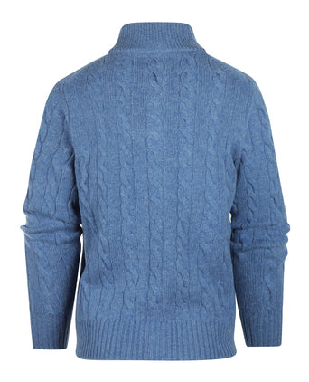 William Lockie Kabelvest met Rits | Jeans