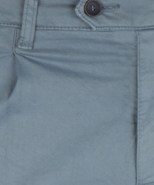 Pantalon Boston Bandplooi en Omslag | Blauw