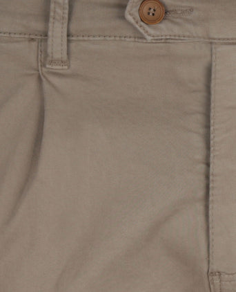 Boston-Hose mit Bundfalten und Umschlag | Braun