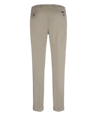 Boston-Hose mit Bundfalten und Umschlag | Braun Boston-Hose mit Bundfalten und Umschlag | Braun