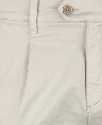 Boston-Hose mit Bundfalten und Umschlag | Braun