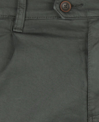 Pantalon Boston Bandplooi en Omslag | Groen