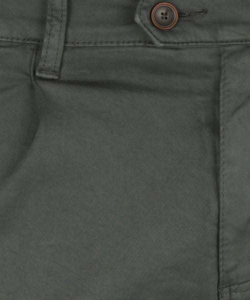 Boston-Hose mit Bundfalten und Umschlag | Grün