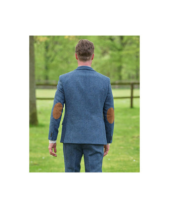 Harris Tweed Colbert | Blauw