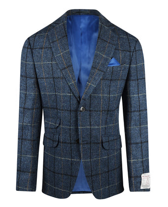 Harris Tweed Colbert | Blauw