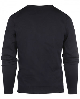 Maerz klassische Strickjacke mit Knöpfen | Marine