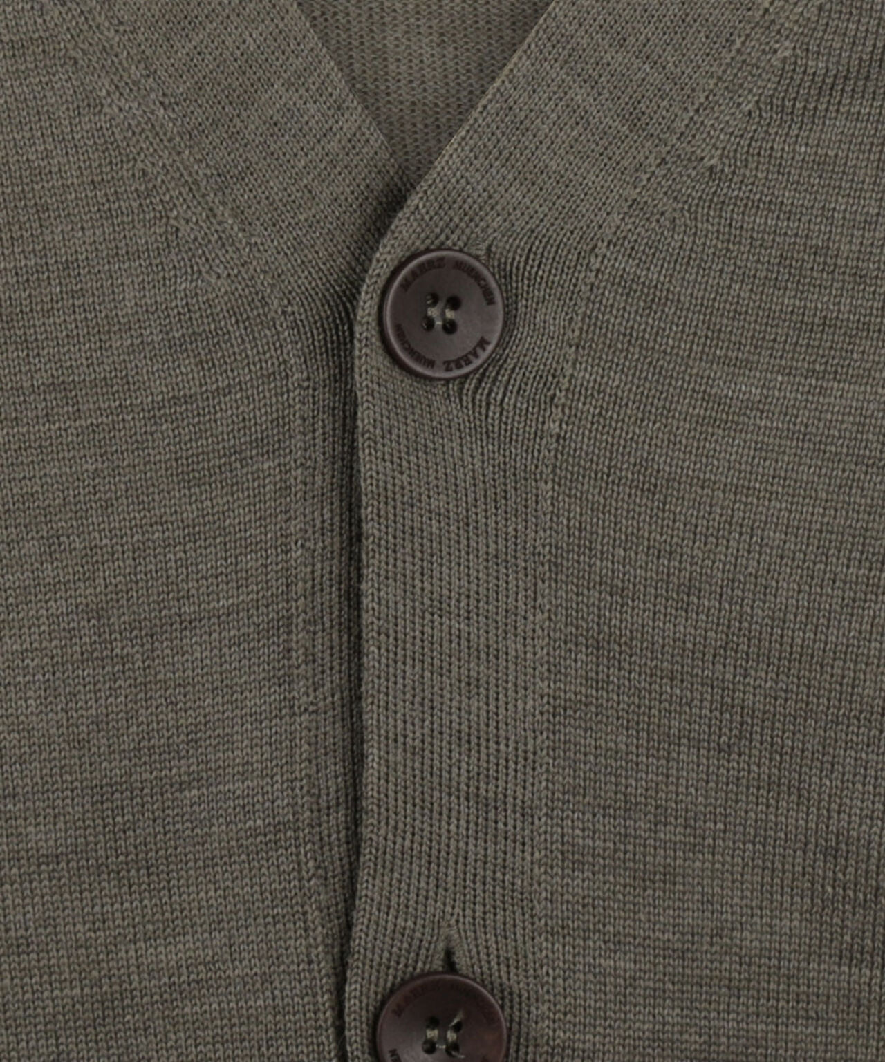 Maerz klassische Strickjacke mit Knöpfen | Grün