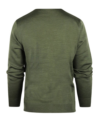 Maerz Klassiek Knoop Vest | Groen