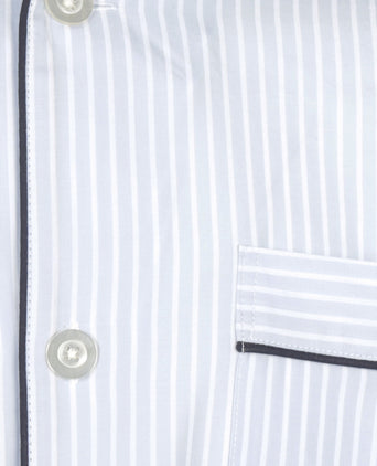 Pyjama set klassiek gestreept | Blauw