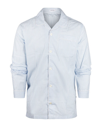 Pyjama set klassiek gestreept | Blauw