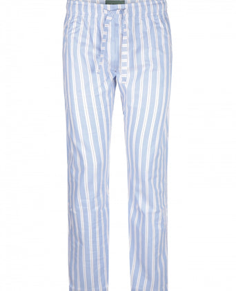 Pyjamabroek lang katoen | Blauw