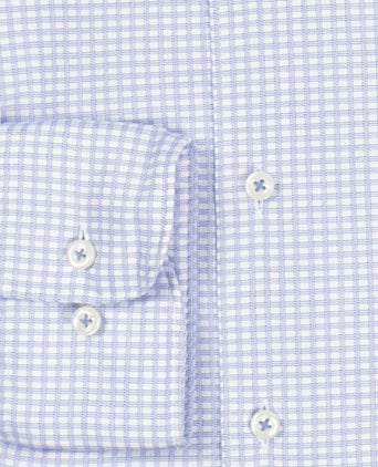 Overhemd katoen button down | Blauw