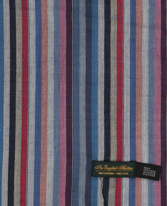 Gestreifter Schal | Blau