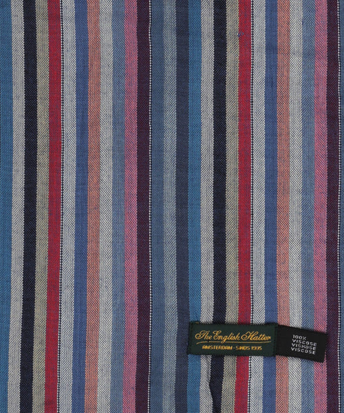 Gestreifter Schal | Blau