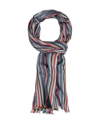 Streep Sjaal | Blauw