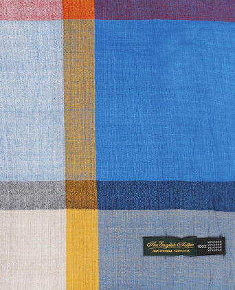 Gestreifter Schal | Blau