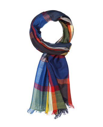 Streep Sjaal | Blauw