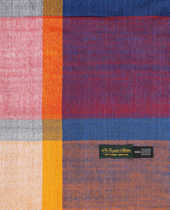 Gestreifter Schal | Blau