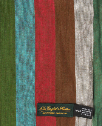 Gestreifter Schal | Blau