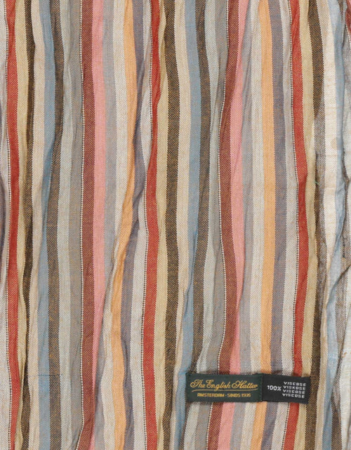 Gestreifter Schal | Braun