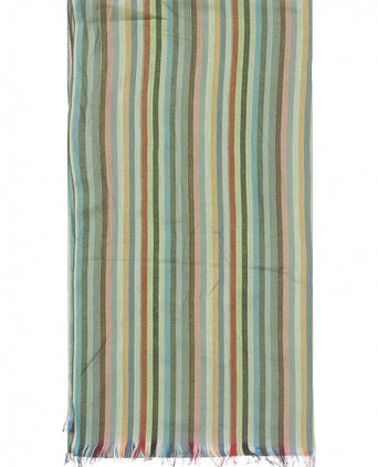 Gestreifter Schal | Grün