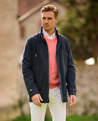 Halflange jas Renfield | Navy Blauw