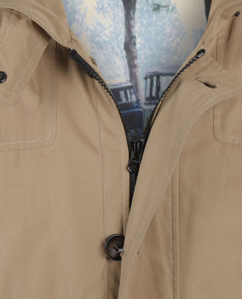 Halflange jas Renfield | Bruin