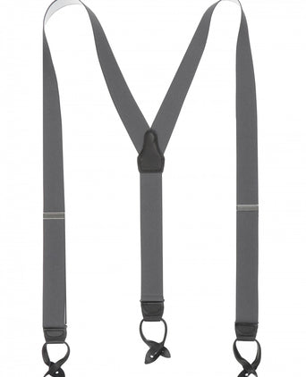 Bretels met patten | Grijs