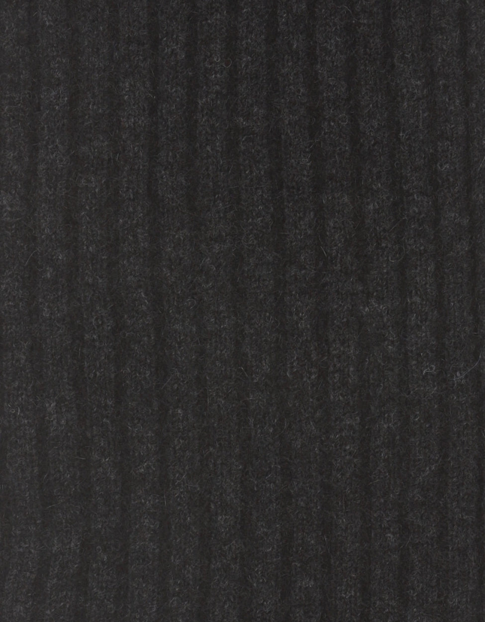 Rib Scarf 165X16 | Donkergrijs