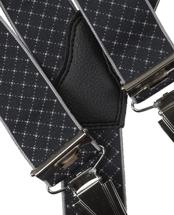 Design bretels met clips | Zwart