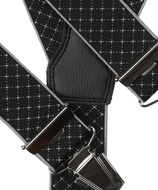 Designer-Hosenträger mit Clips | Grau