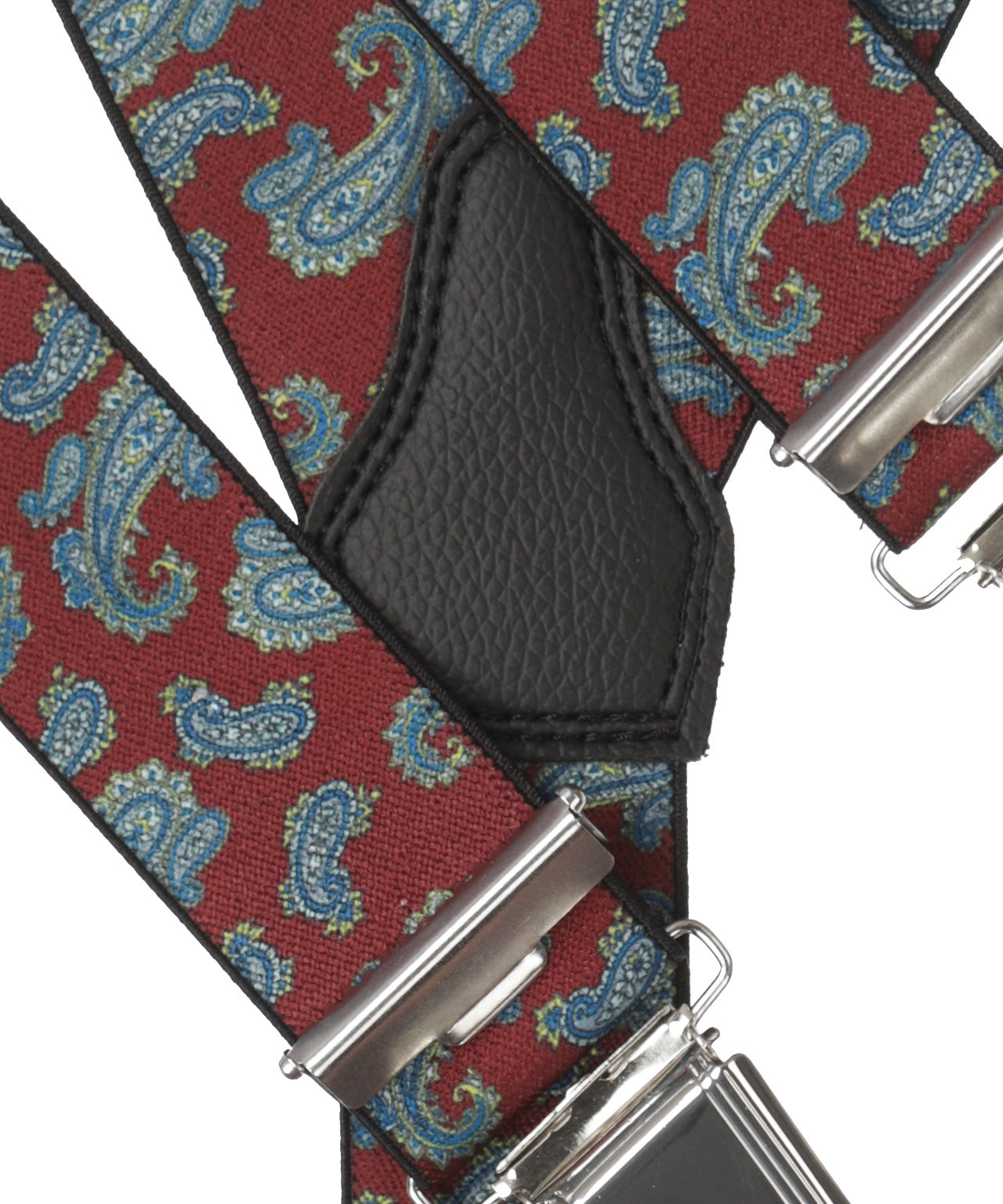 Design suspenders with clips | Red