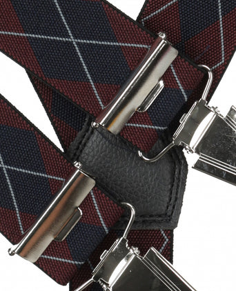 Design bretels met clips | Rood