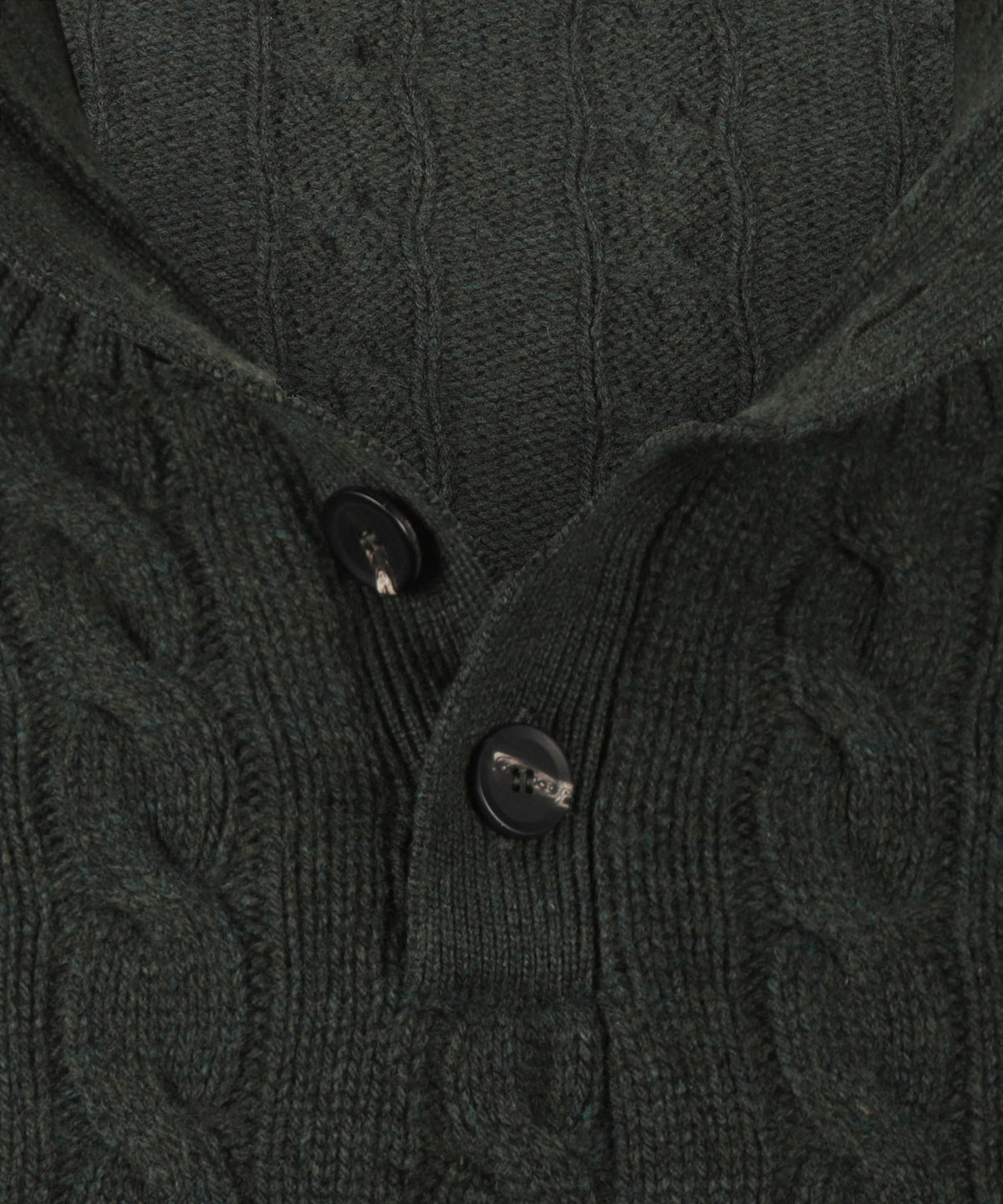 Sweater polo cashmere merino wool | Green